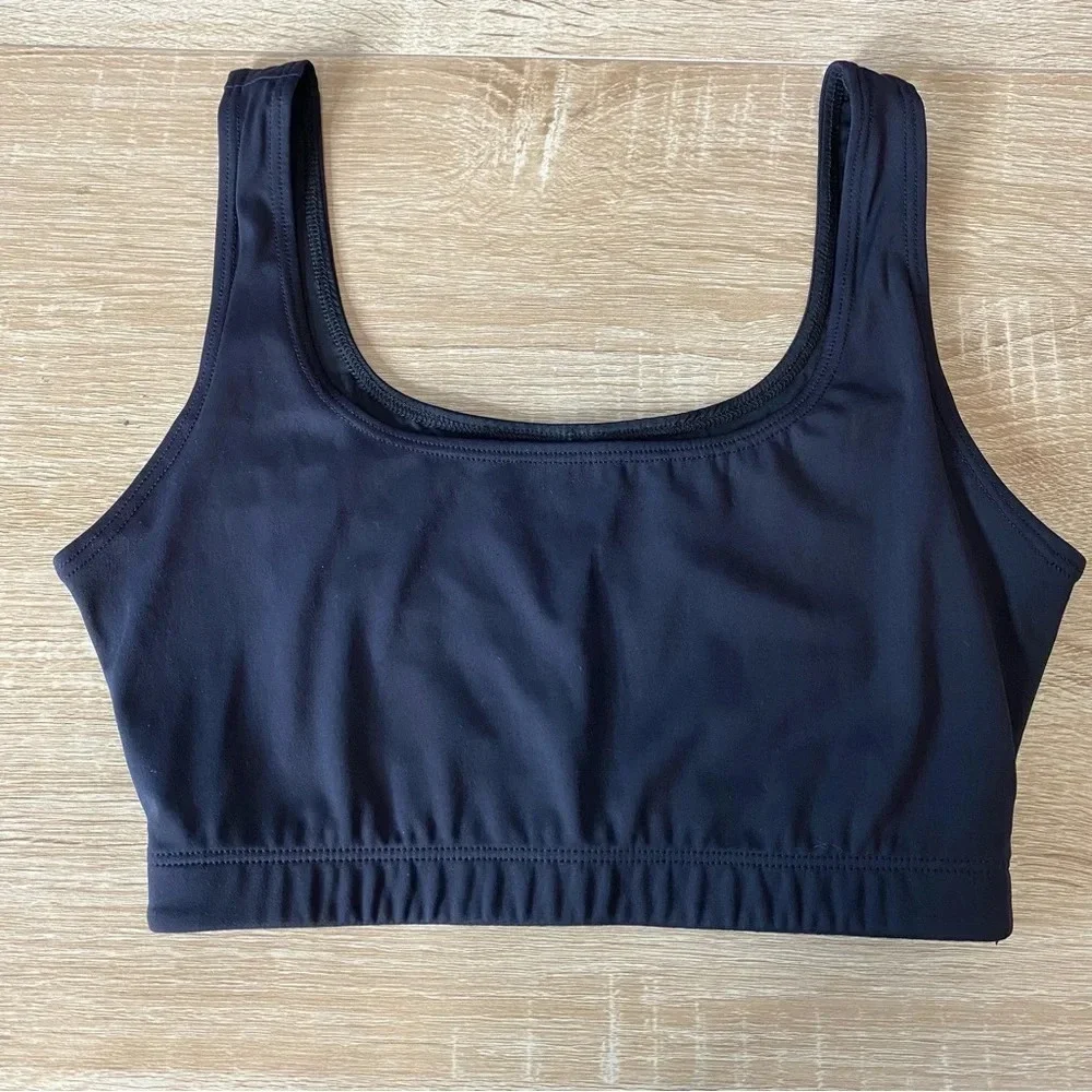 Year Of Ours Black Go To Cami Camisole Sports Bra Women's Size Small